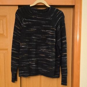 Women's Old Navy Black and Gray Sweater In Really Good Shape